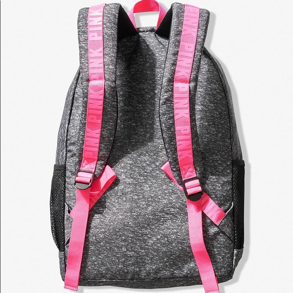 ⚡️CYBER MONDAY SALE 💕VS PINK GREY & PINK BACKPACK - Picture 3 of 6